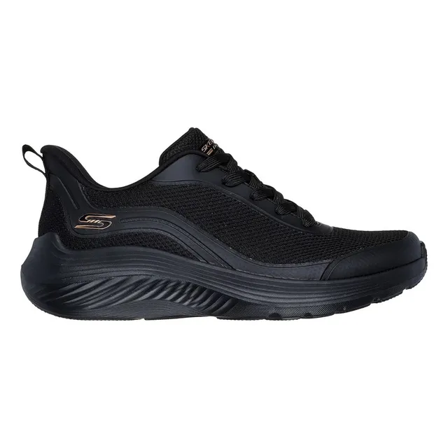 Zapatilla Skechers Bobs Squad Waves-still Wading Negro Mujer