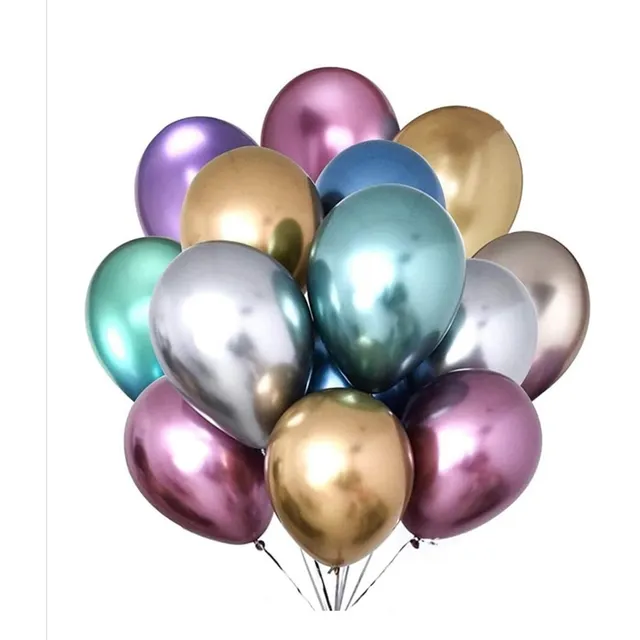 Globos Cromado Espejo Reflex R12 Metalizado X 50 Unidades 