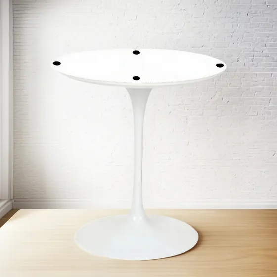 Base (pé) + Contra Tampo P/ Mesa Jantar Saarinen De Ø 1,40m