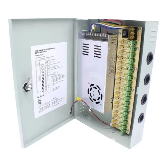 Fuente De Poder Centralizada 12v 30a Camaras Cctv 110/220v