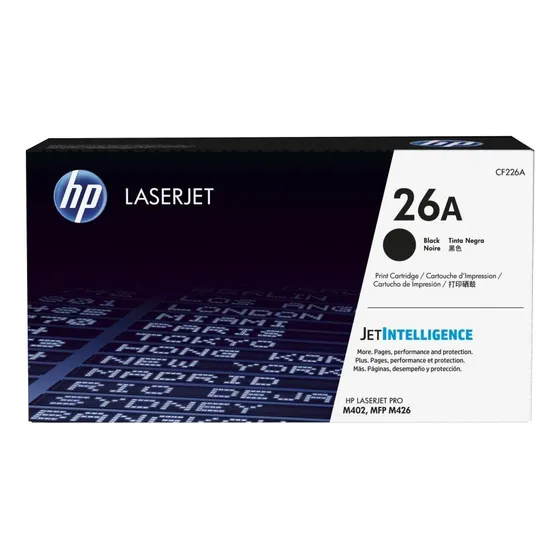 Tóner Hp 26a Negro, 3100 Páginas