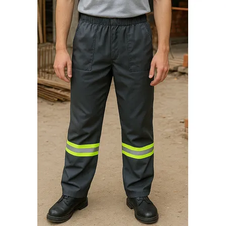 Calça Ideal Para Trabalho Reforçada 4 Bolsos Com Refletivo