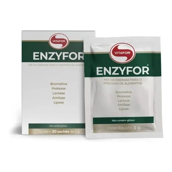Enzyfor 30 Saches - Vitafor Mix De Enzimas Digestivas