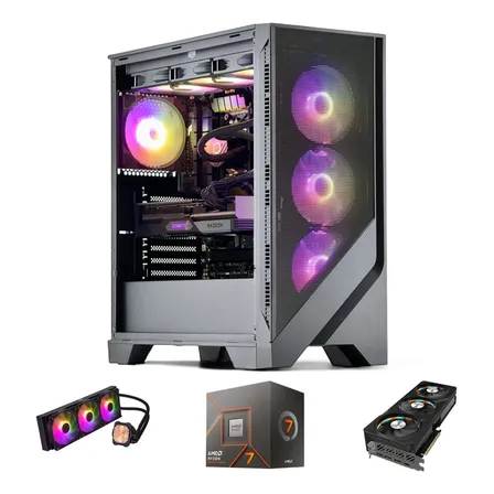 Pc Gamer Forge Amd Ryzen 7 8700 32gb 1tb Rtx 5070 12gb Wifi 32 Gb