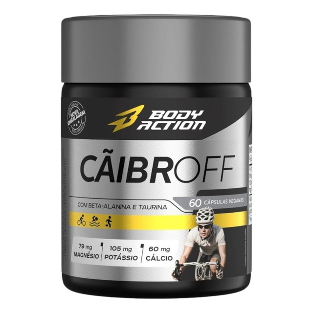 Caibroff 60 Caps Anti Caimbras Potássio Magnésio B Alanina Caibroff 60 Caps Anti Caimbras Potássio Magnésio B Alanina