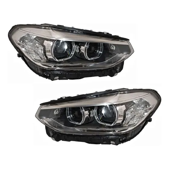 Par Faros Bmw X3 Led C/lupa 2018-2020 Ald