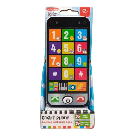 Juego Teléfono Didáctico Con Luz Y Sonidos Color Multicolor