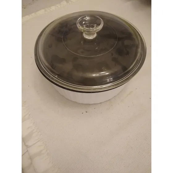 Olla De Porcelana Y Revestimiento De Teflon Con Tapa - Usada