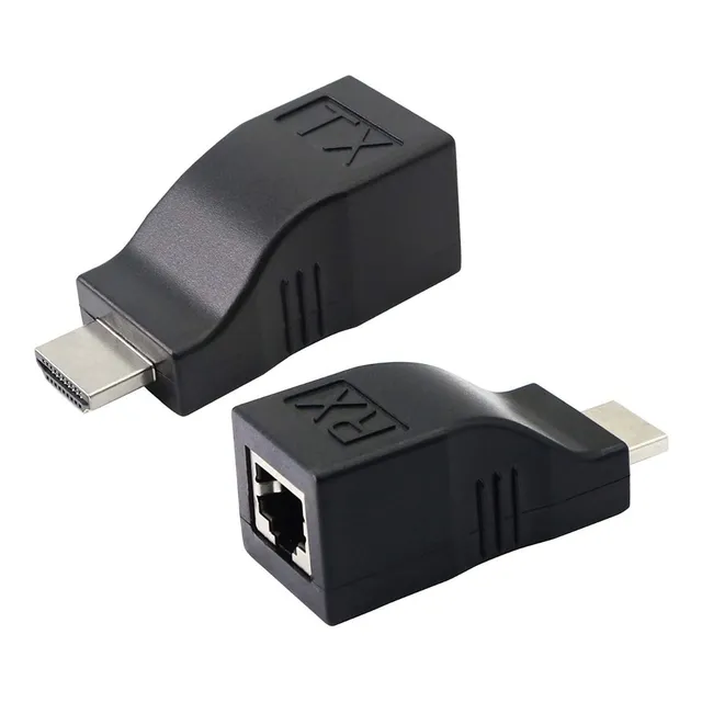 Extensor Extension Repetidor Hdmi Rj45 Lan 1080p Cat 5e/6