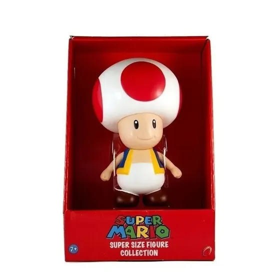 Bonecos Grandes - Toad 20cm Super Mario Bros Grande Kart 64