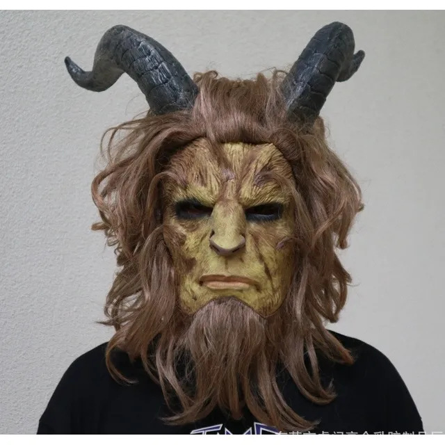 La Bella Y La Bestia Adán Prince Máscara Cosplay Horror M¿ 1