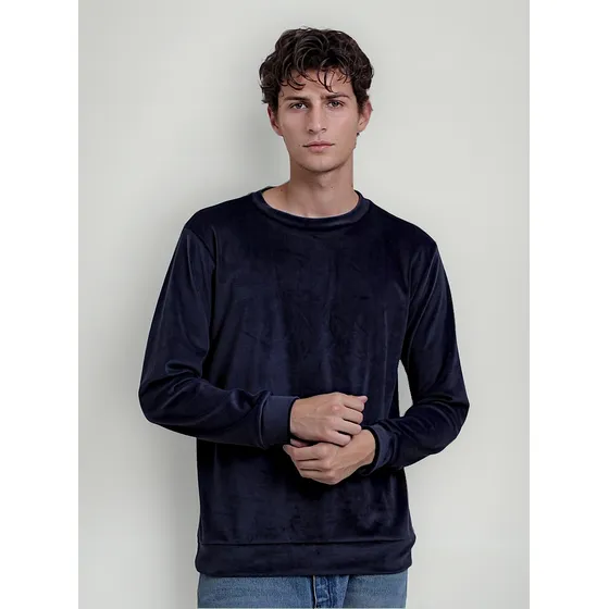 Buzo Hombre Azul Plush Lauper Sport