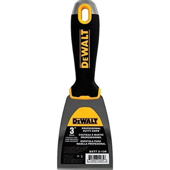 Dewalt Cuchillos Para Masilla Acero Inoxidable Mango Suave