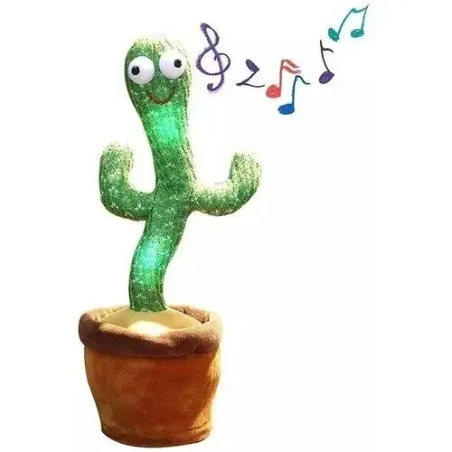 Cactus de Pelúcia Zxz que Canta Dança Repete Fala 32cm | MercadoLivre