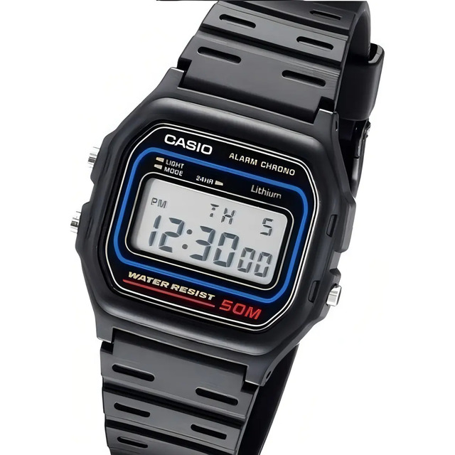 Relógio Casio Masculino Digital Preto De Resina W-59-1vq Relógio Casio Masculino Digital Preto De Resina W-59-1vq
