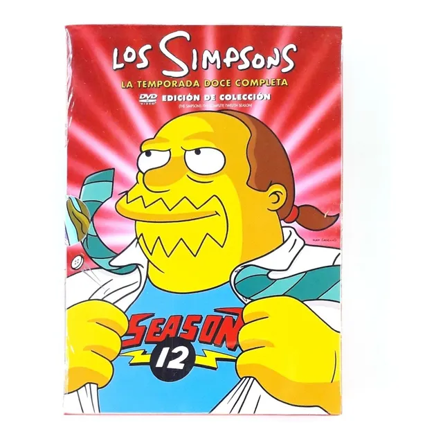 Los Simpson Temporada 12 Completa 4 Dvd  Sellados  Nuevos
