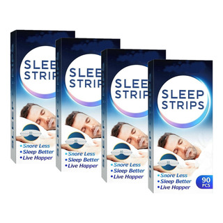 4 X Sleep Strips Strip Strip, Cinta Adhesiva Antironquido, 4 X Sleep Strips Strip Strip, Cinta Adhesiva Antironquido,