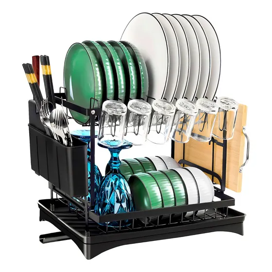 Secaplatos Escurridor Secador De Platos2 Niveles Cocina