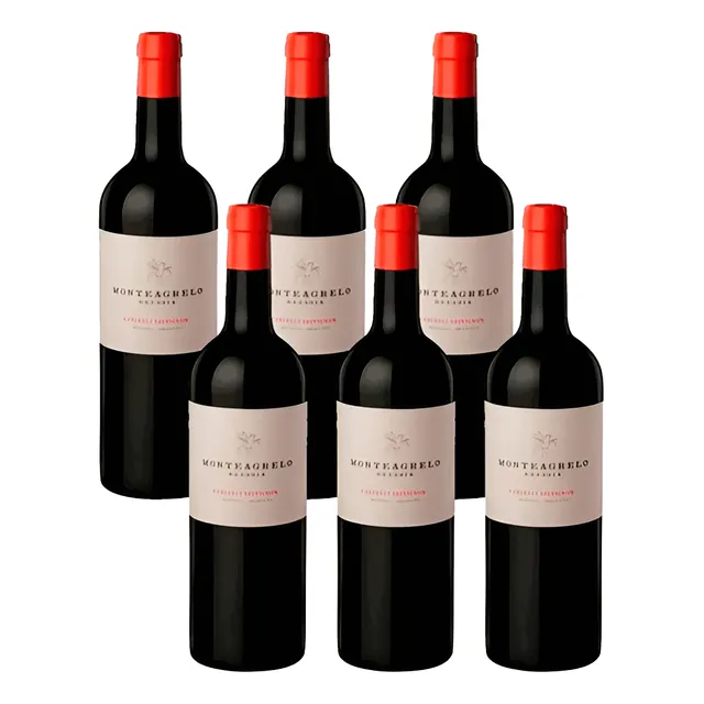 Vino Tinto Monteagrelo Cabernet Sauvignon Caja X6 750ml