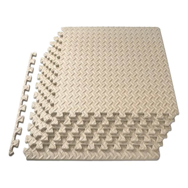 Alfombra De Ejercicios Prosourcefit, Eva 1 Cm, Negra 60x60 C