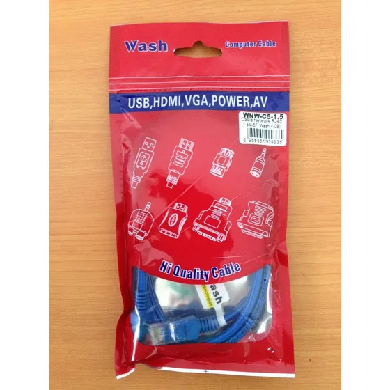 Cable De Red Patch Cord 1.5 Mts Certificado Kingpc1,1 Tienda