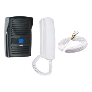 Porteiro EletrĂŽnico HLG Fc-1120 Preto 1 BotĂŁo 110/220v Porteiro EletrĂŽnico HLG Fc-1120 Preto 1 BotĂŁo 110/220v