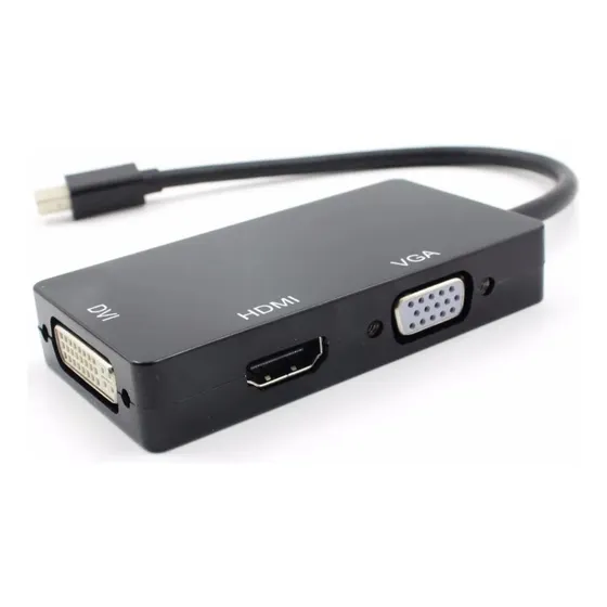 Adaptador Thunderbolt 2 Hdmi Vga Compativel Macbook Air 2017