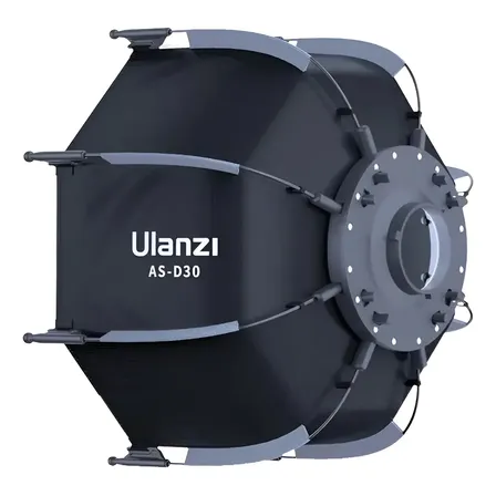 Ulanzi As-d30 Mini Softbox Octabox Mini Bowens Mount For Ulanzi 40w Pro 40w Rgb
