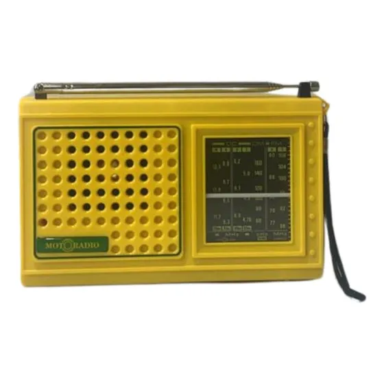 Radio Portatil 7 Faixas A Pilhas Motoradio Retro Mrp37-am