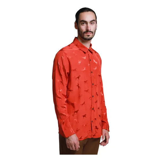 Camisa Manga Larga Lob Cccn1345 Hombre