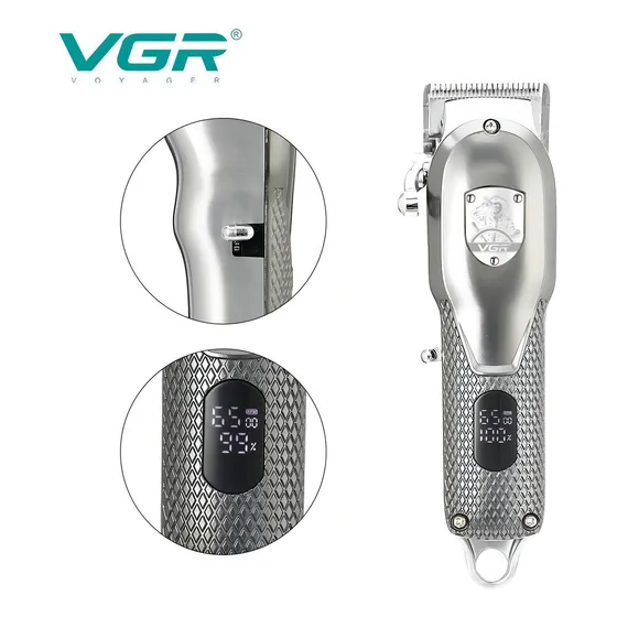 Maquina Peluqueria Barberia Profesional Recargable Vgr V-276