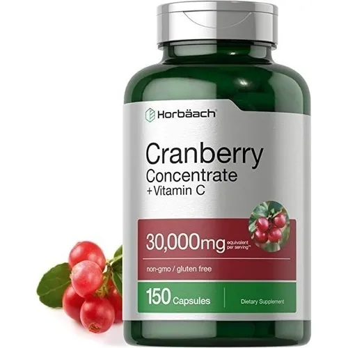 Cranberry 30,000mg Arandano 150 Capsulas Con Vitamina C Sabor Sin Sabor
