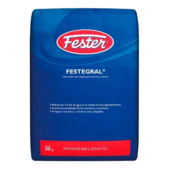 Aditivo Mejorar Concretos Y Morteros 20 Kg