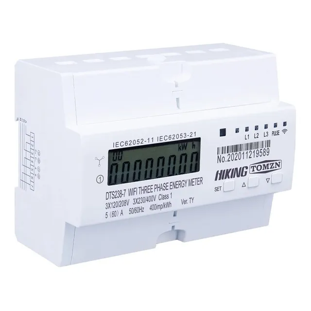Medidor De Energía Wifi- Trifásico 220vac / 80a / 60hz