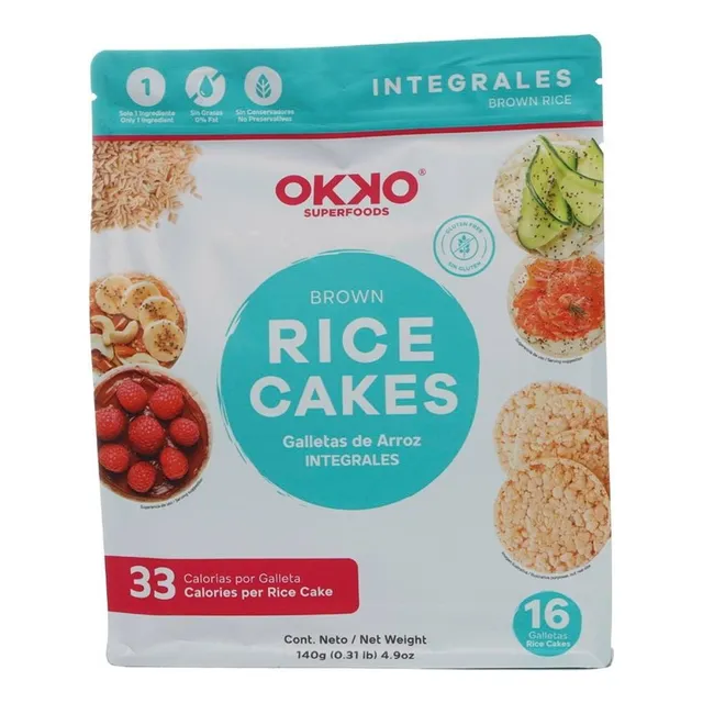 Galletas Okko De Arroz Integral 140 Gramos