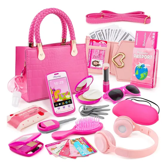 Monedero Para Niña Con Maquillaje Simulado Para Niños Juego