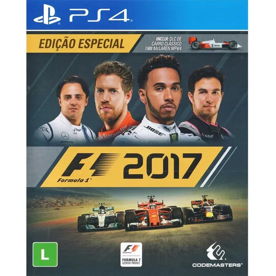F1 2017 Ps4 Mídia Física