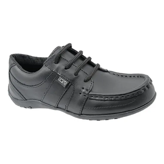 Zapato Plumita's Colegial Aviano De Cuero Con Cordones