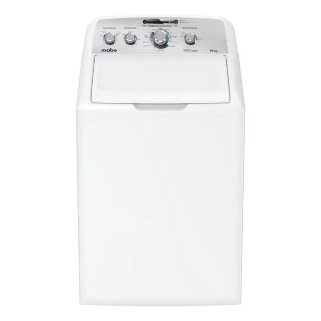 Lavadora Automática 19 Kg Blanca Con Sanitizado Mabe Lma7911