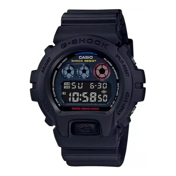 Relogio Casio G-shock Masculino Dw6900bmc1dr Cor da correia Preto Cor do bisel Camuflado Cor do fundo Preto