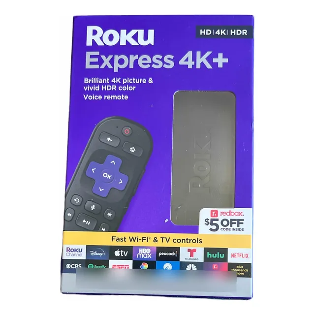 Roku Express 4k+ Control Remoto Por Voz Hd 4k Hdr