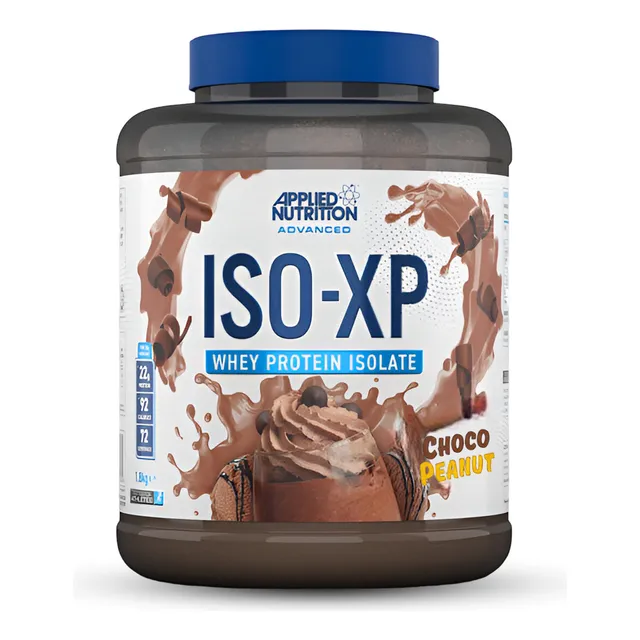 Iso Xp 1.8 Kg, Proteína 100% Aislada, Applied Nutrition Sabor Chocolate Peanut
