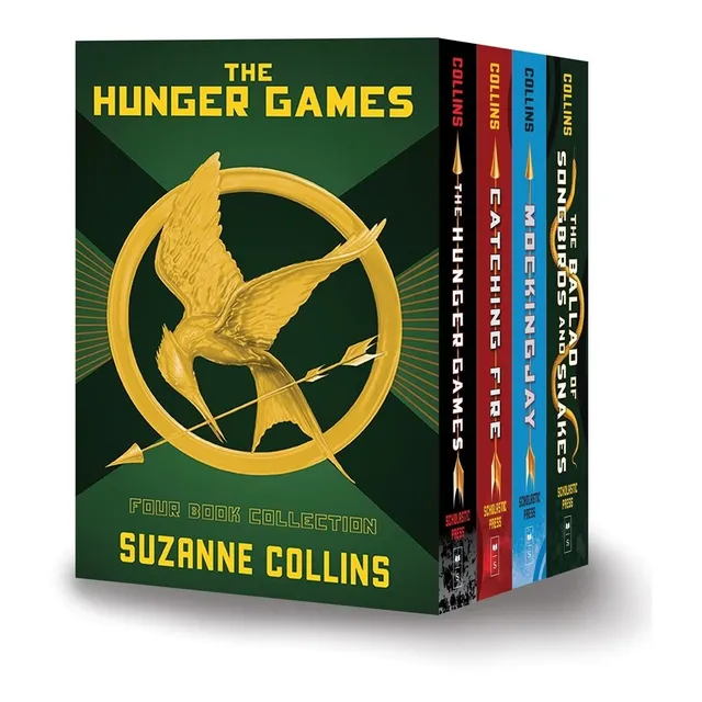 Hunger Games 4-book Hardcover Box Set de Suzanne Collins Editorial Scholastic Press Tapa Dura