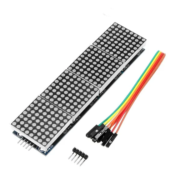Modulo Matriz De Puntos 8x32 Led Chip Max7219 Arduino Hobb