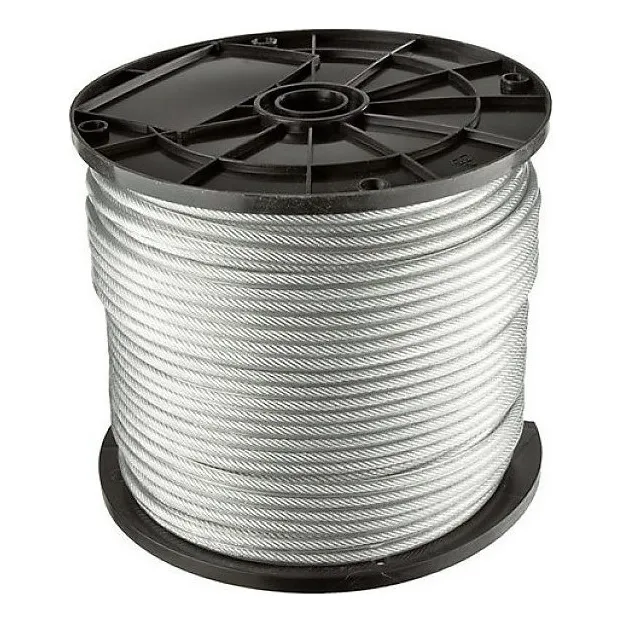 Cable Acero Galvanizado 5mm 6x19+1 Rollo 100mts Envio Gratis