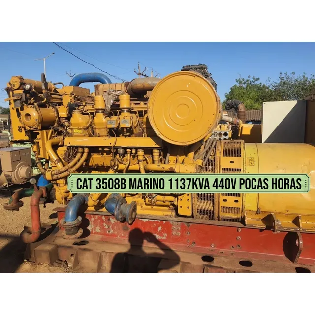 Generador Planta Marino Caterpillar Cat 3508b 1137kva