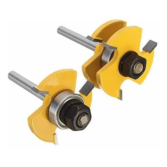 Herramienta Qlouni Juego 2 Broca Fresa Madera Mango 1