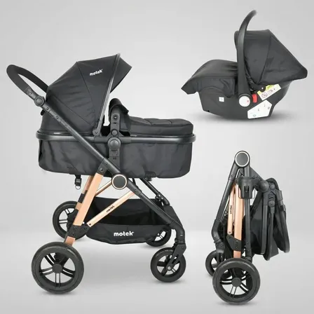 Cochecito de bebe 3 En 1 Moises Motek Sophy Plus Travel System Convert
