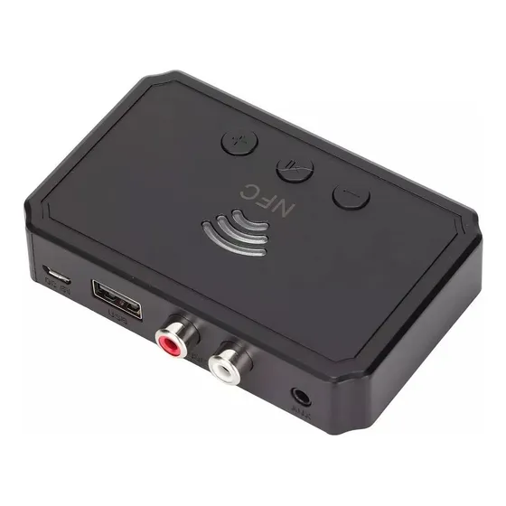 Receptor De Audio Bluetooth 5.0 Nfc Rca Aux Usb