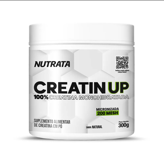 Creatina Pura Creatine Up 300g - Nutrata Sabor Sem Sabor Creatina Pura Creatine Up 300g - Nutrata Sabor Sem Sabor